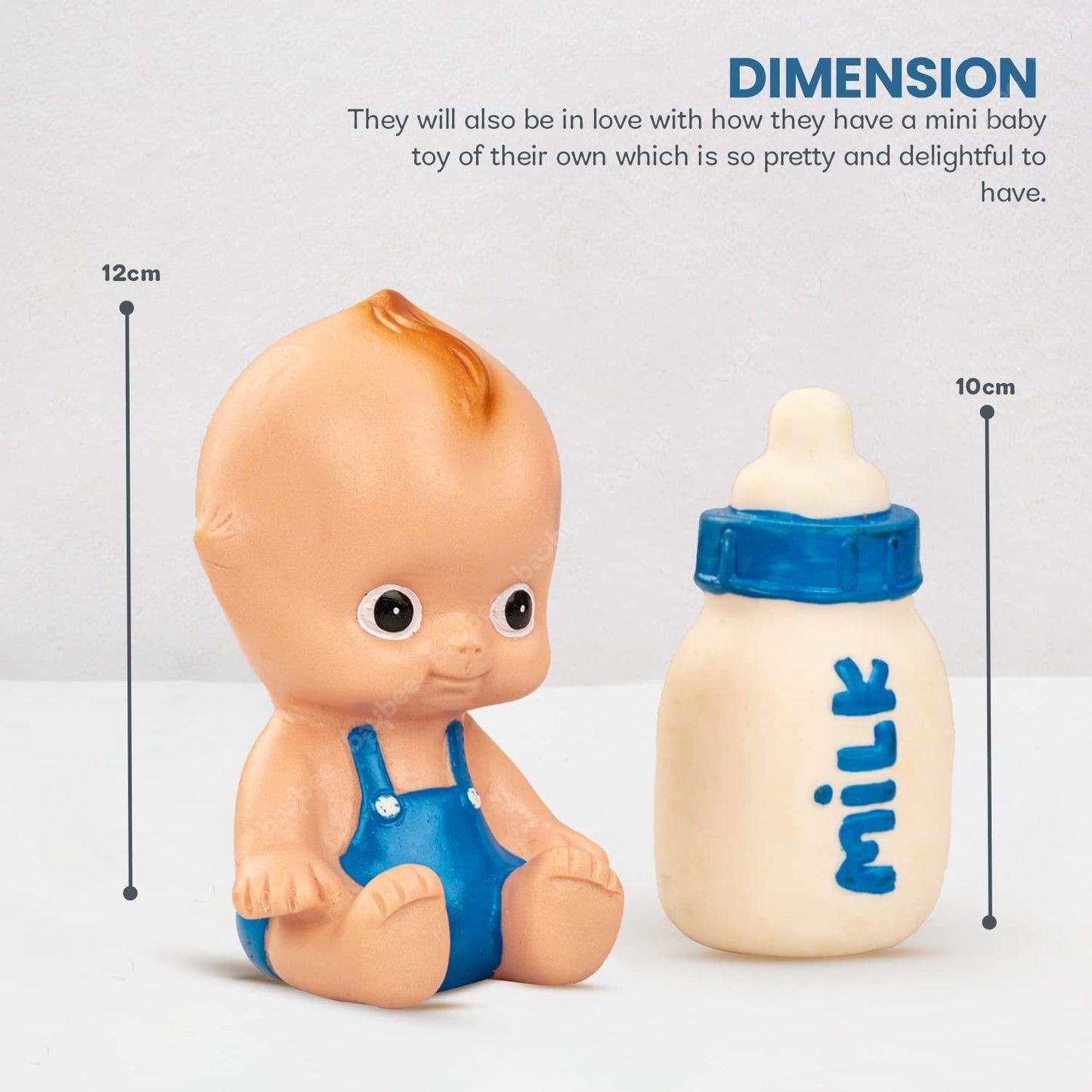 BAYBEE Squeezy Doll with Feeding Bottle for Kids