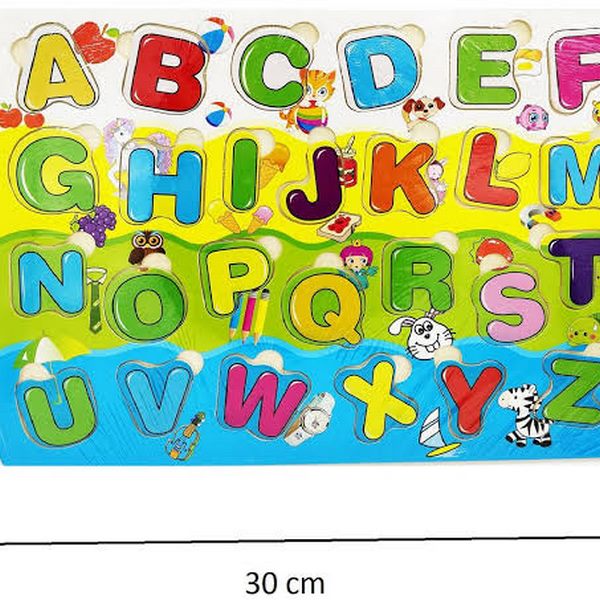 Wooden Alphabet board Capital - EKT2665