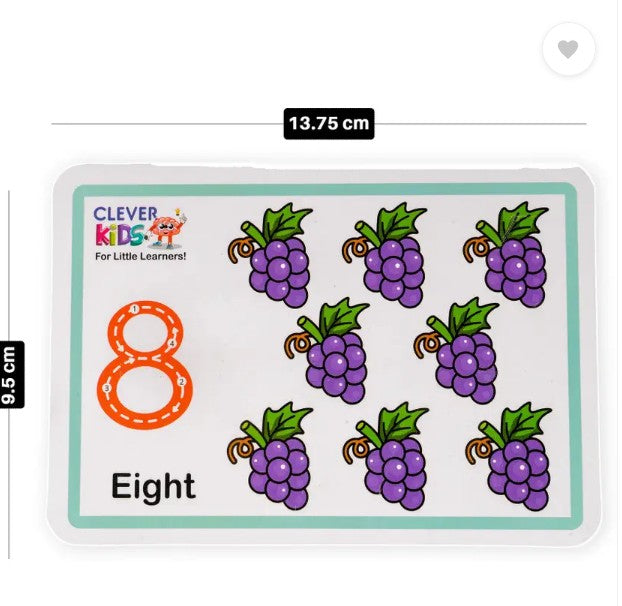 1 Number Flash Cards Set will be shipped - EKT3628