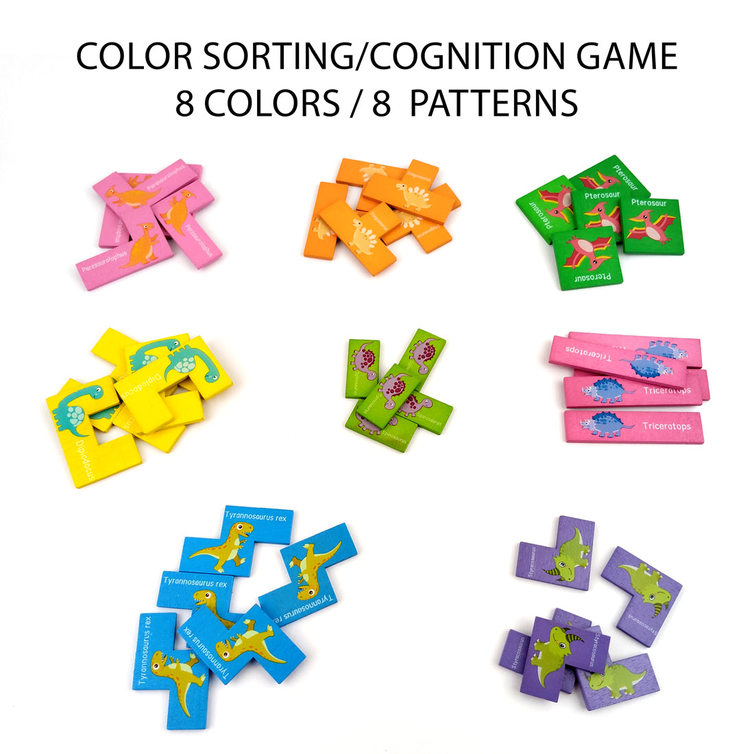 Wooden Intelligence Dino Theme Puzzle - EKT3811