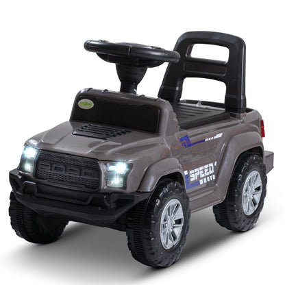 Baybee Push Ride on Baby Jeep for Kids Toys with LED Light & Storage Bin