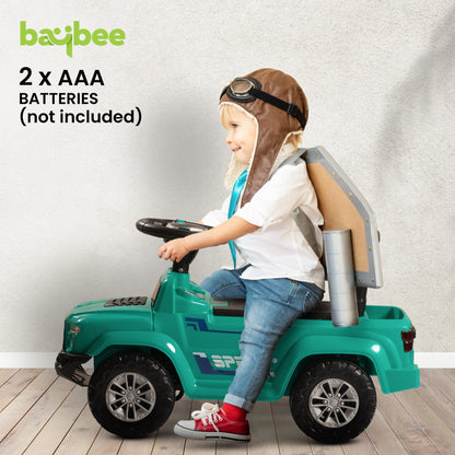 Baybee Push Ride on Baby Jeep for Kids Toys with LED Light & Storage Bin