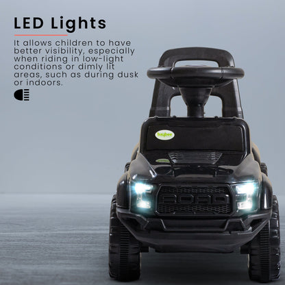 Baybee Push Ride on Baby Jeep for Kids Toys with LED Light & Storage Bin