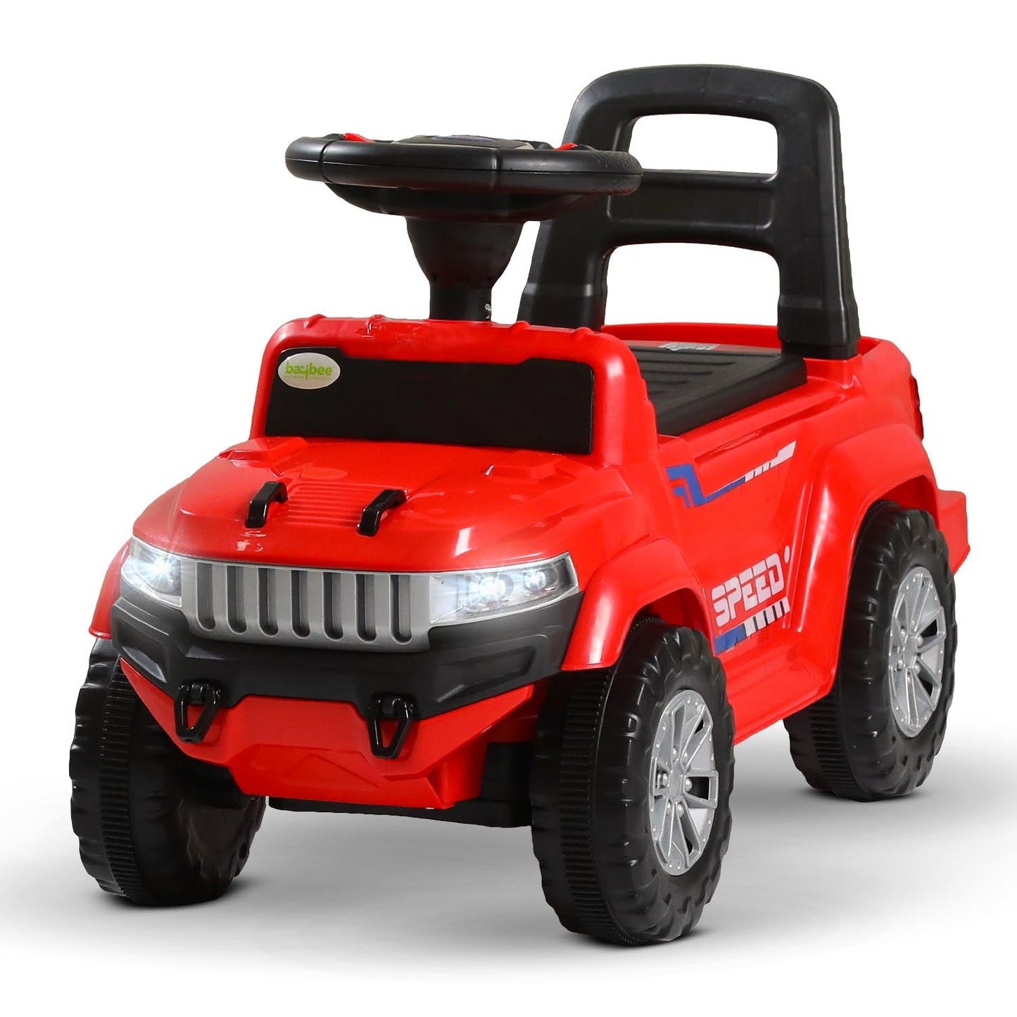 Baybee Speedy Baby Ride on Car for Kids, Push Ride on Toy With Led Light