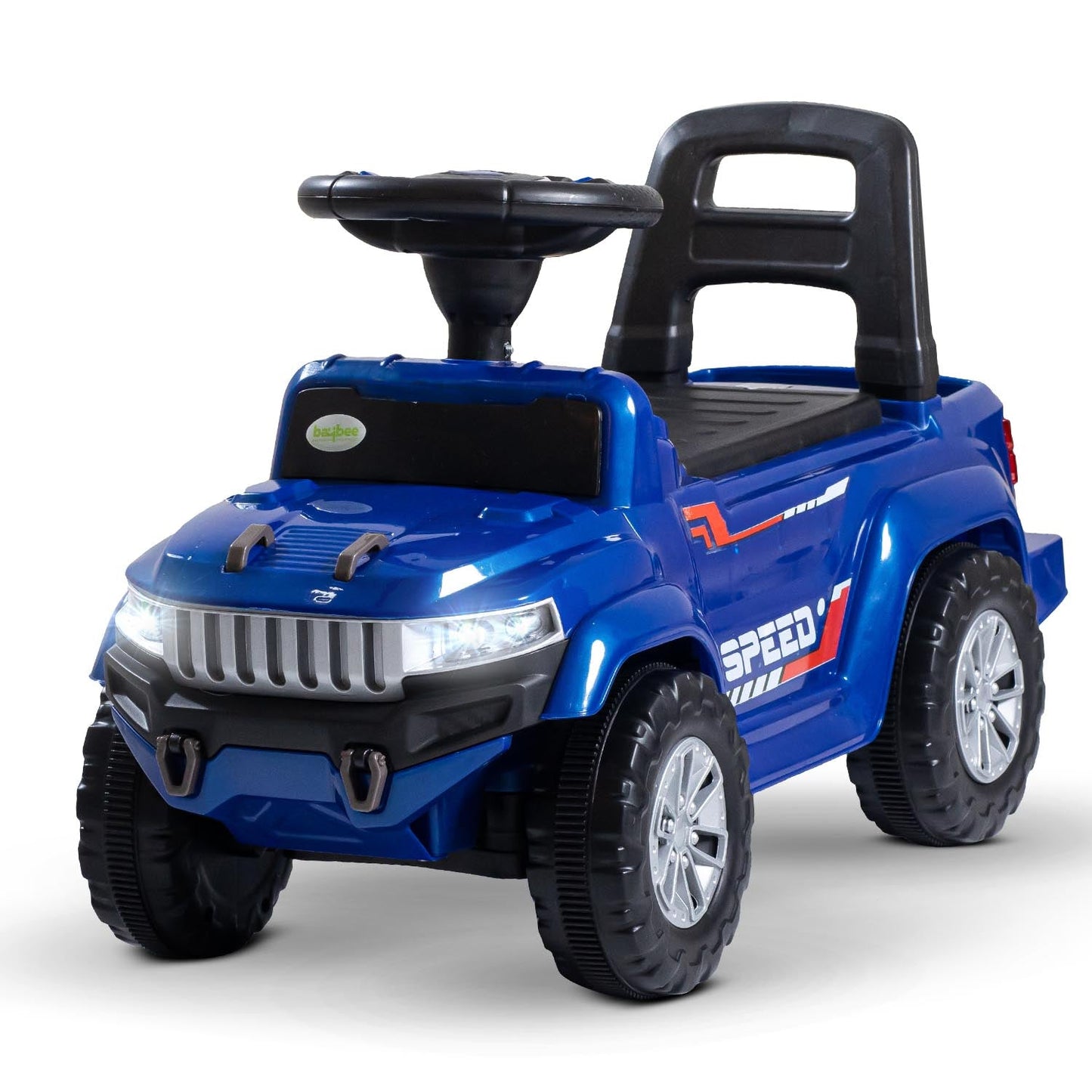 Baybee Speedy Baby Ride on Car for Kids, Push Ride on Toy With Led Light