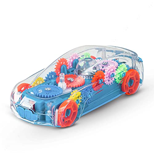 Baybee 3D Transparent Concept Gear Car Toys for Kids