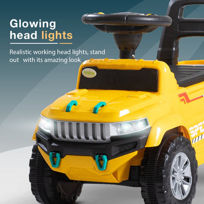 Baybee Speedy Baby Ride on Car for Kids, Push Ride on Toy With Led Light