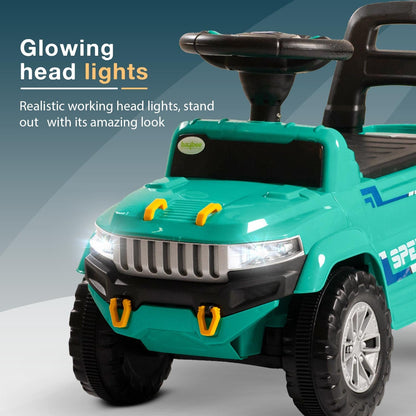 Baybee Speedy Baby Ride on Car for Kids, Push Ride on Toy With Led Light