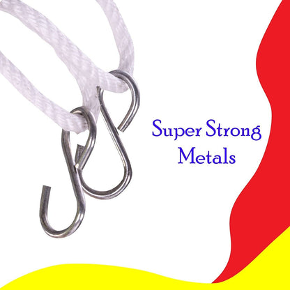 Baybee 3 in 1 Adjustable Baby Swing Chair for Kids with High Backrest, Rope & Safety Support