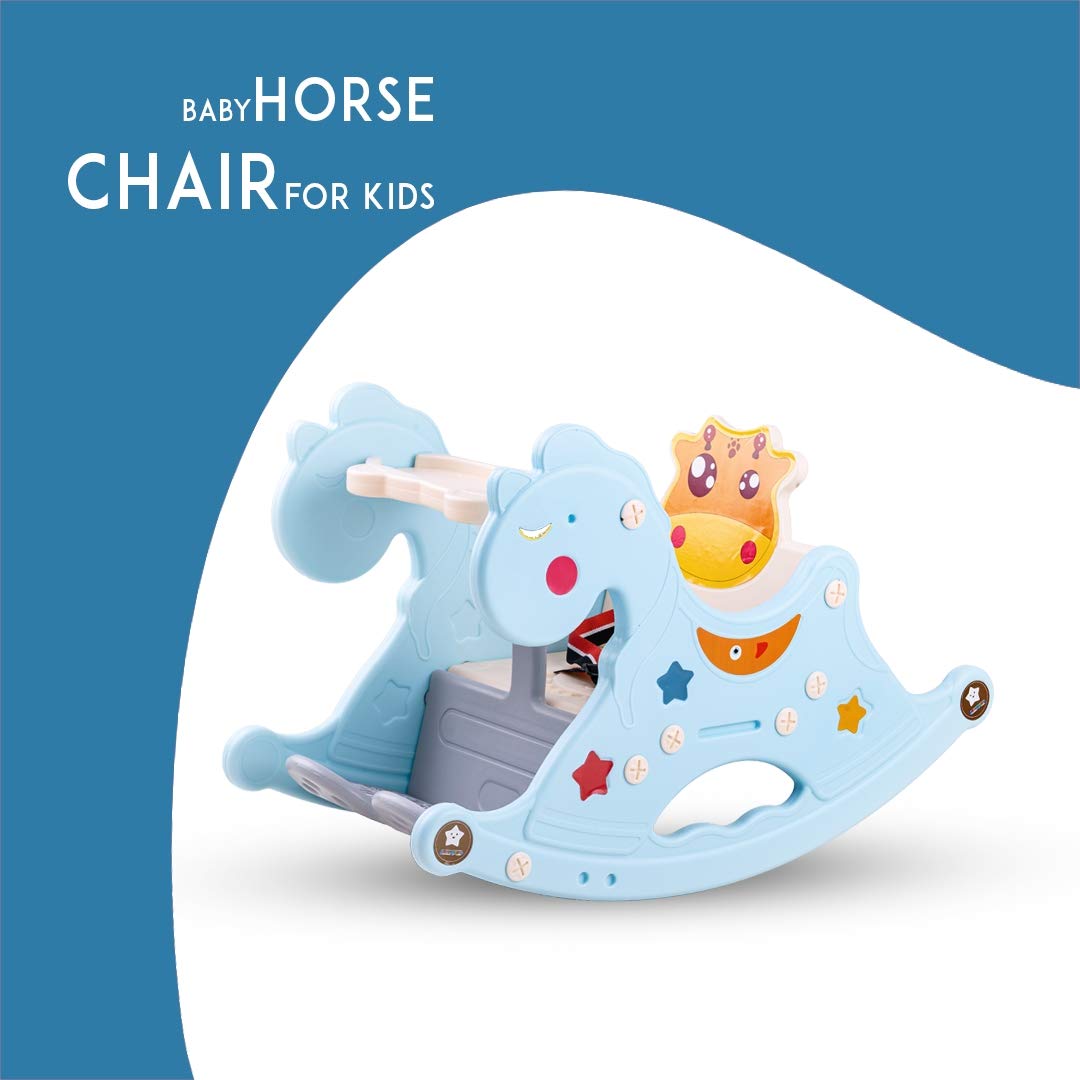 Baybee Baby Rocking Horse for Kids Plastic Swing Horse Ride-on Toy for Kids