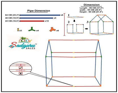 Colorfull and Extremely Light Weight Indoor and Outdoor Kids Play Tent House for 10 Year Old Girls and Boys Childrens, Multi, Tent House Theme (SMILEY)