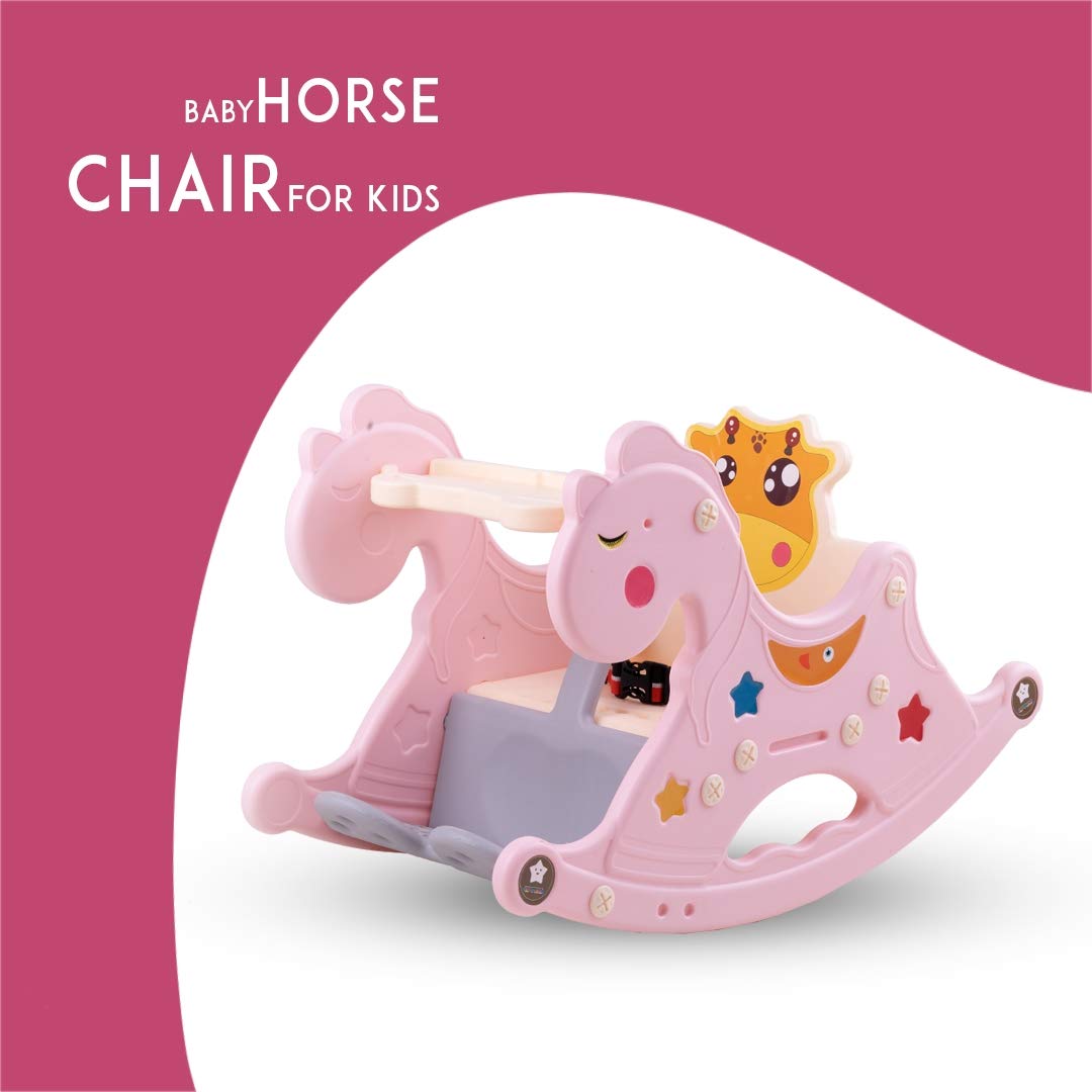 Baybee Baby Rocking Horse for Kids Plastic Swing Horse Ride-on Toy for Kids