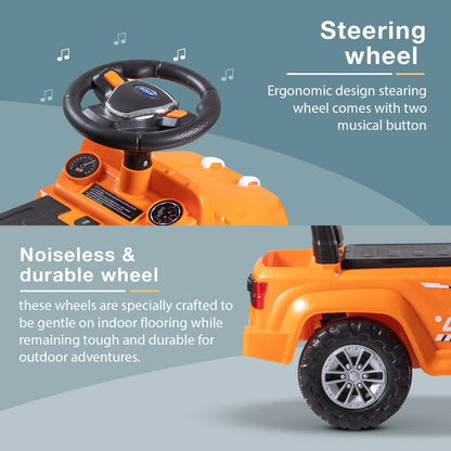 Baybee Speedy Baby Ride on Car for Kids, Push Ride on Toy With Led Light