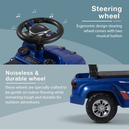 Baybee Speedy Baby Ride on Car for Kids, Push Ride on Toy With Led Light