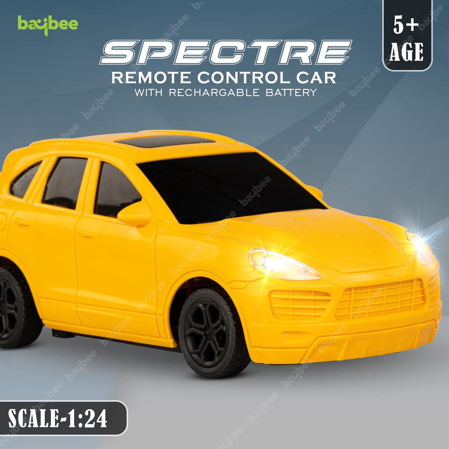 Baybee Spectre 1:24 Scale Rechargeable Remote Control Car for Kids, Stunt RC Cars