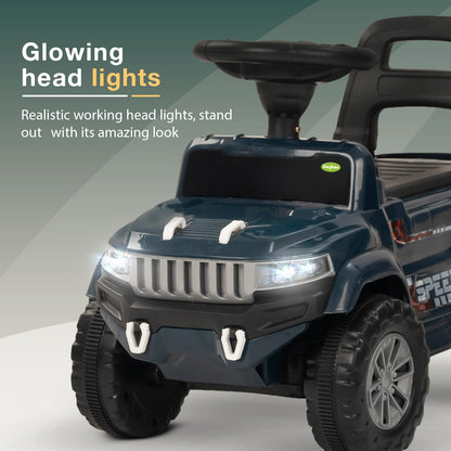 Baybee Speedy Baby Ride on Car for Kids, Push Ride on Toy With Led Light