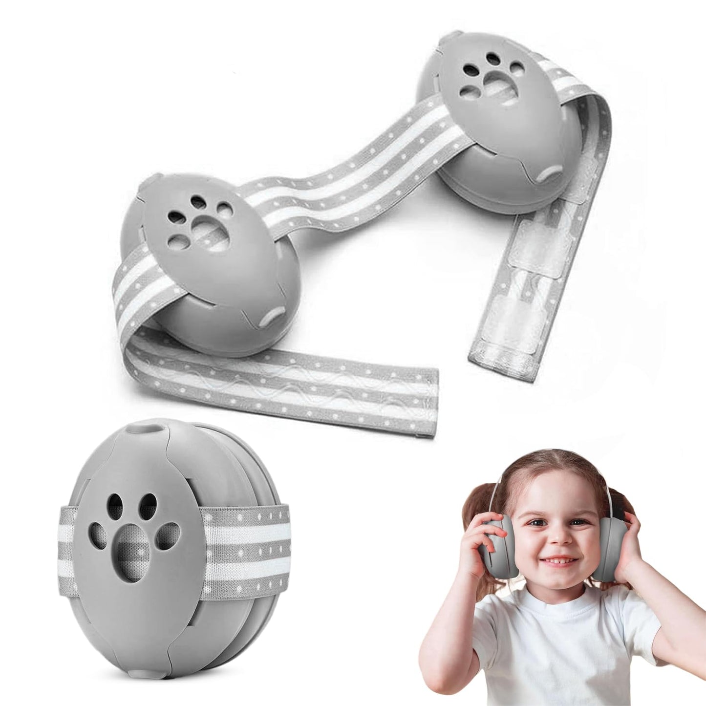 Baybee Noise Reduction Ear Muffs for Baby Essential Infants Ear Protector Headphones