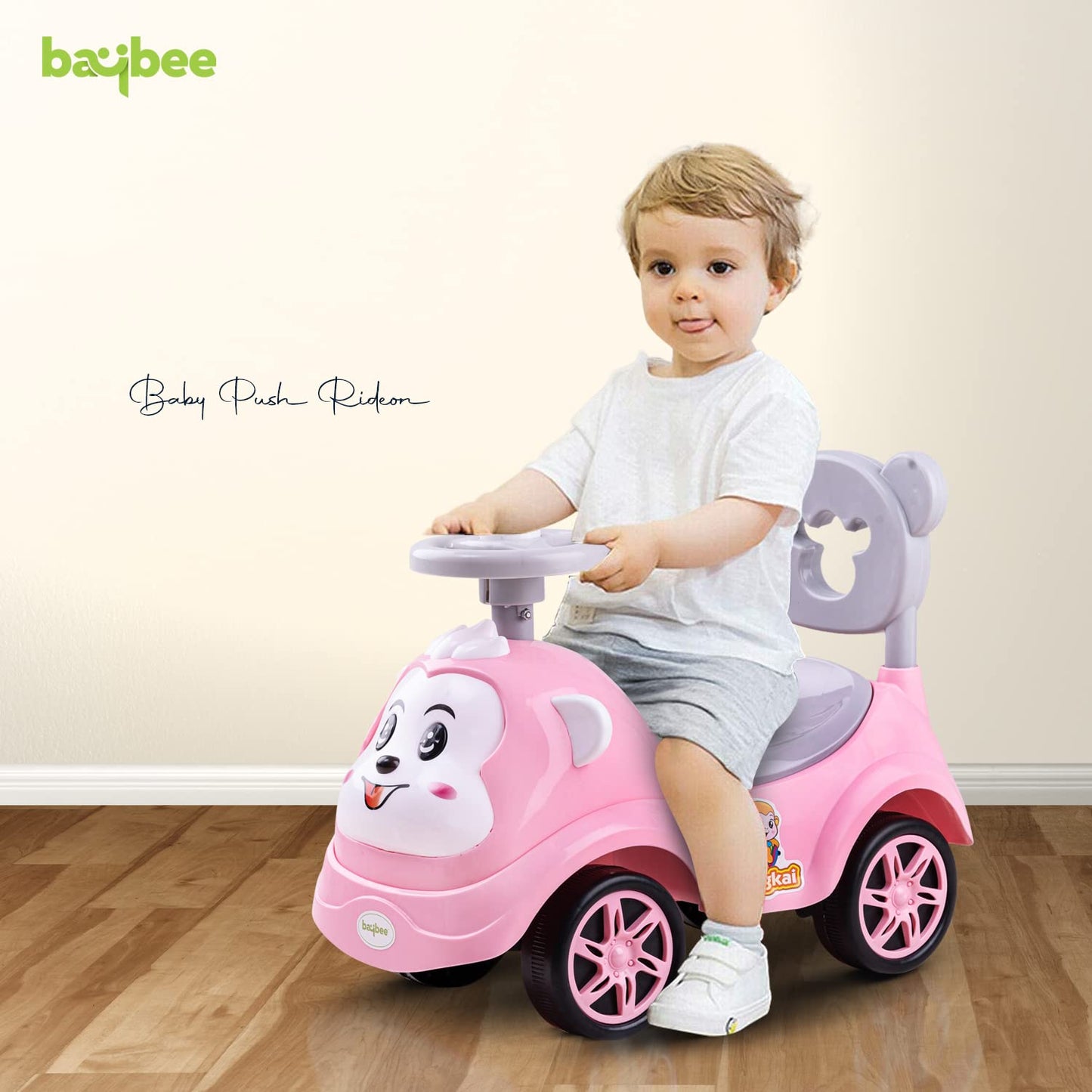 Baybee Monkey Baby Ride on Car Suitable for Boys & Girls
