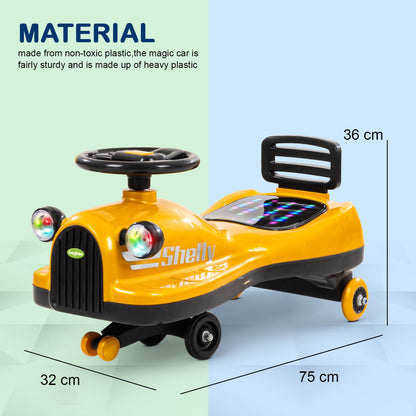 Baybee Trio Kids Magic Swing Cars for Kids, Twister Ride on Toy Kids Car