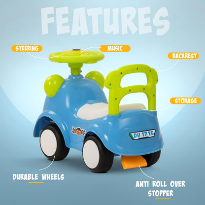 Baybee Snappy Baby Ride on Cars for Kids Indoor Push Ride on Car