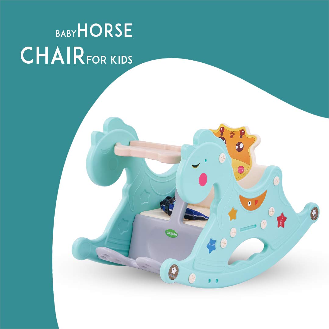 Baybee Baby Rocking Horse for Kids Plastic Swing Horse Ride-on Toy for Kids