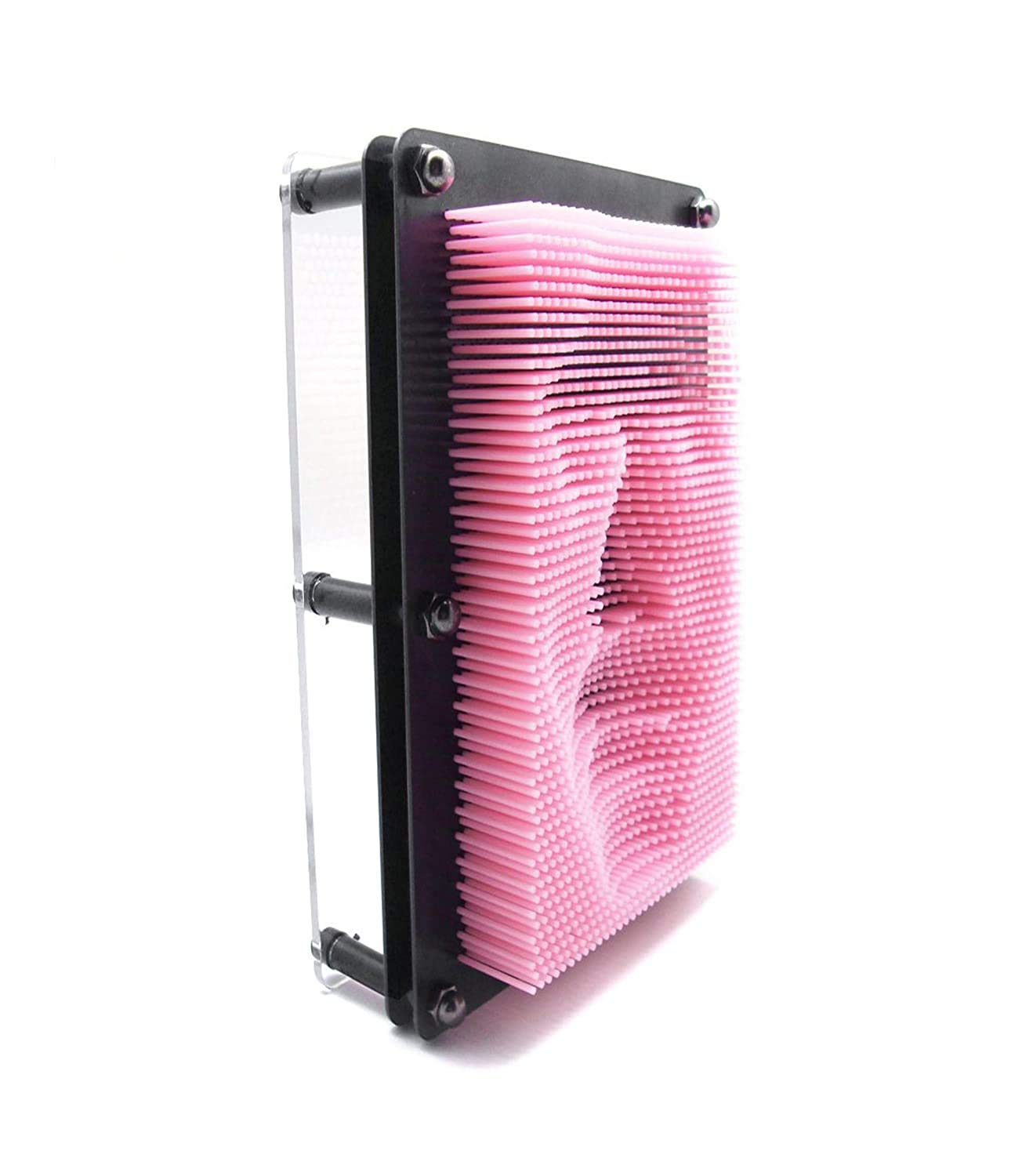 3D Pin Art Sculpture Impression Toy Birthday Gifts for Kids Children Friends Brother Sister Toy Gift for Daughter Son Boys Girls (Home Decor) (Light Pink, Medium)