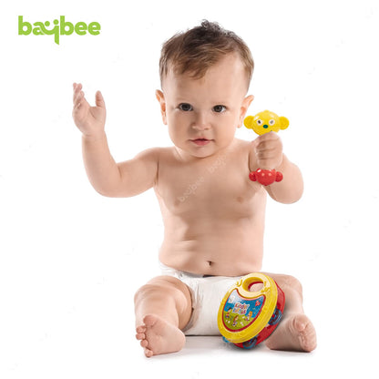 Baybee Pack of 2 Baby Toys Rattles Set with Smooth Edges for Babies.