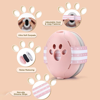 Baybee Noise Reduction Ear Muffs for Baby Essential Infants Ear Protector Headphones