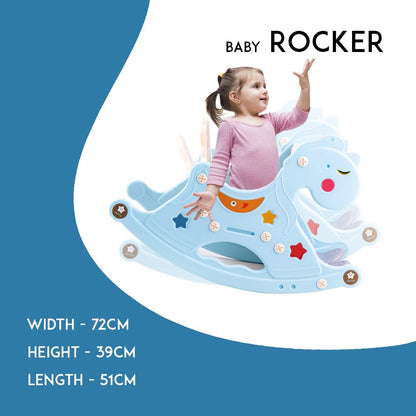 Baybee Baby Rocking Horse for Kids Plastic Swing Horse Ride-on Toy for Kids