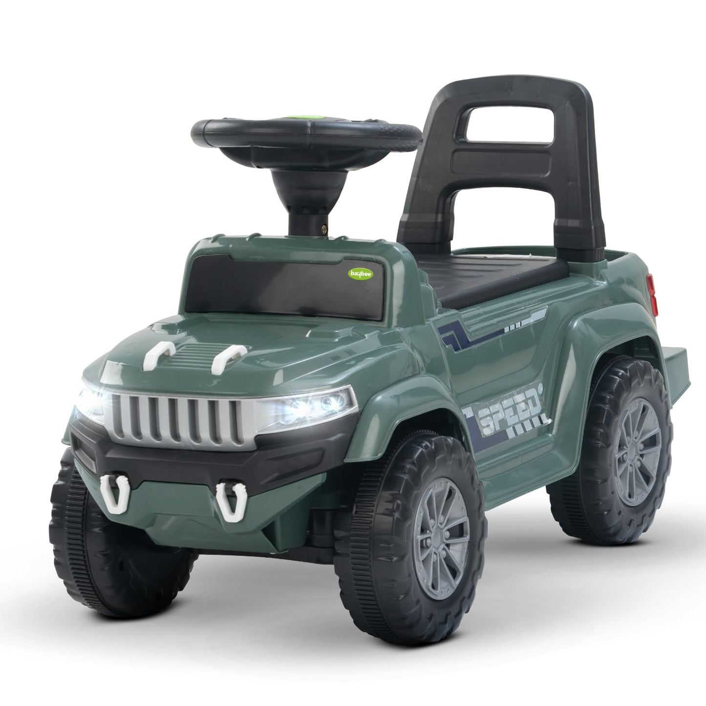 Baybee Speedy Baby Ride on Car for Kids, Push Ride on Toy With Led Light