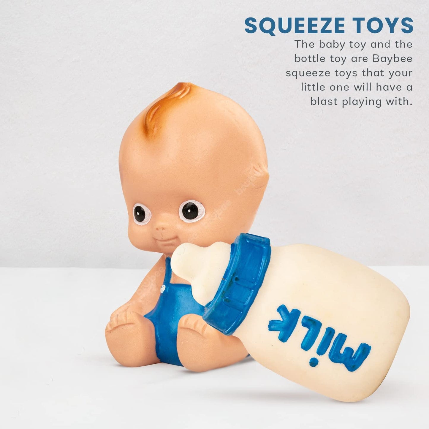 BAYBEE Squeezy Doll with Feeding Bottle for Kids