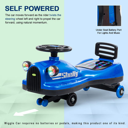 Baybee Trio Kids Magic Swing Cars for Kids, Twister Ride on Toy Kids Car