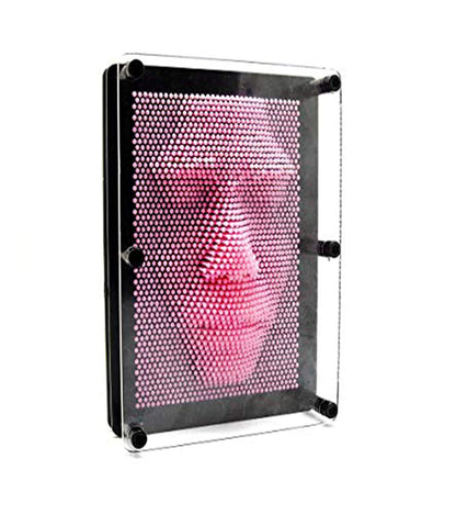 3D Pin Art Sculpture Impression Toy Birthday Gifts for Kids Children Friends Brother Sister Toy Gift for Daughter Son Boys Girls (Home Decor) (Light Pink, Medium)