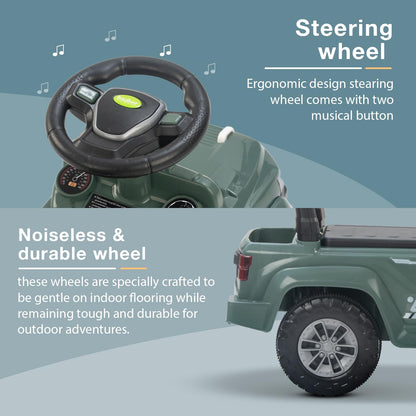 Baybee Speedy Baby Ride on Car for Kids, Push Ride on Toy With Led Light