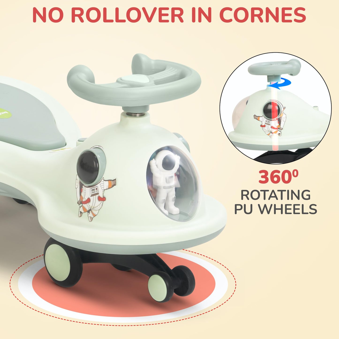 Baybee Astro Baby Swing Car for Kids