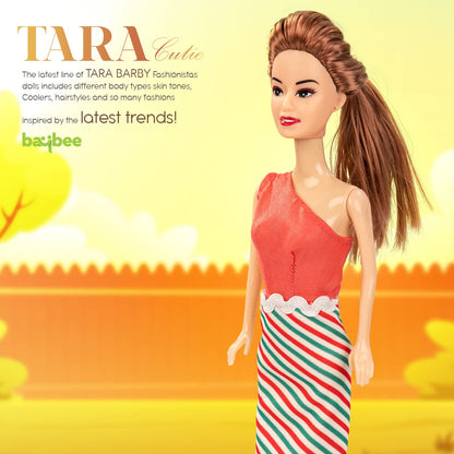 Baybee Stylish Fashion Doll Set for Girls Moveable Arms & Legs Doll Girl Toys with Cute Accessories Kids