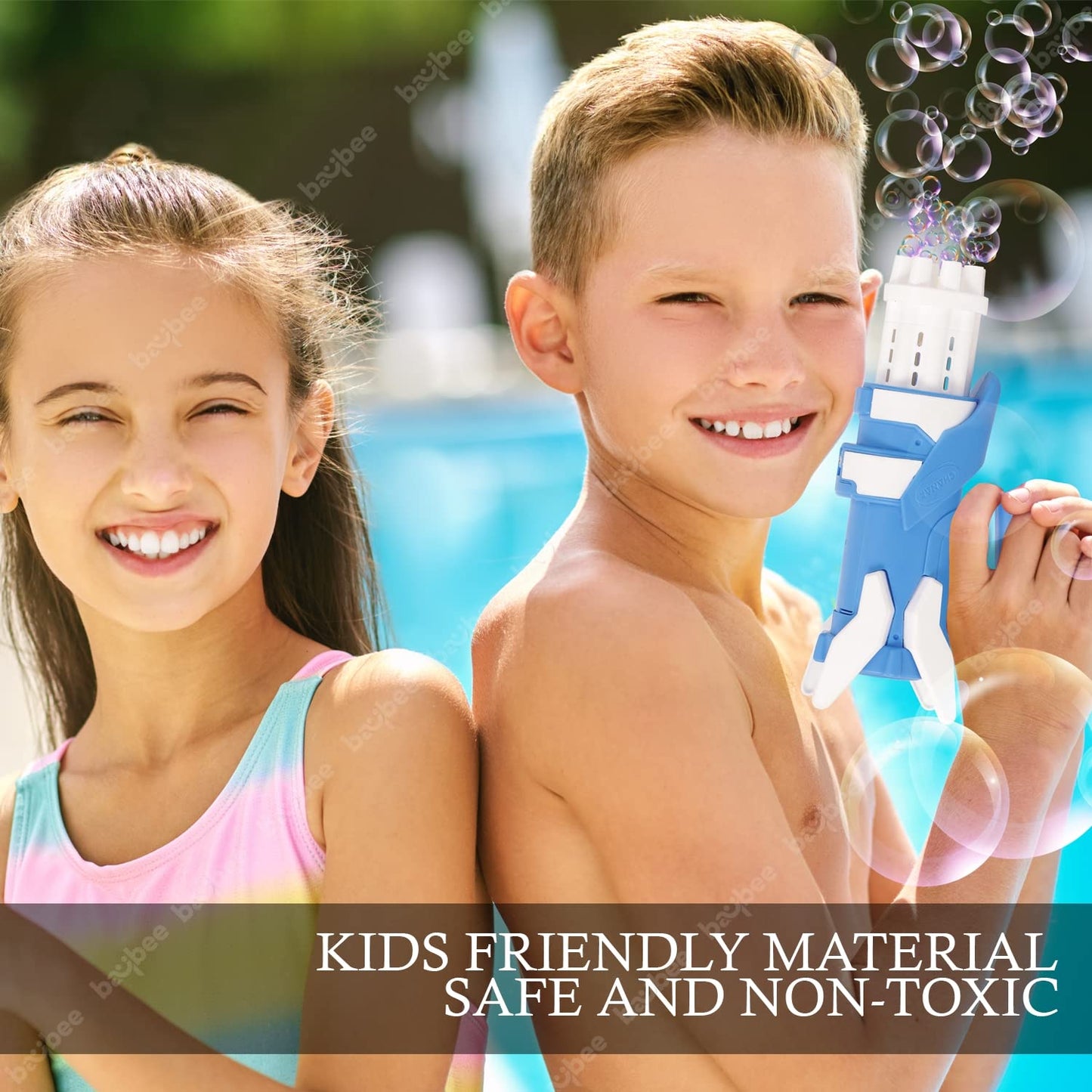 Baybee Electric Gatling Bubble Machine Gun Toys for Kids