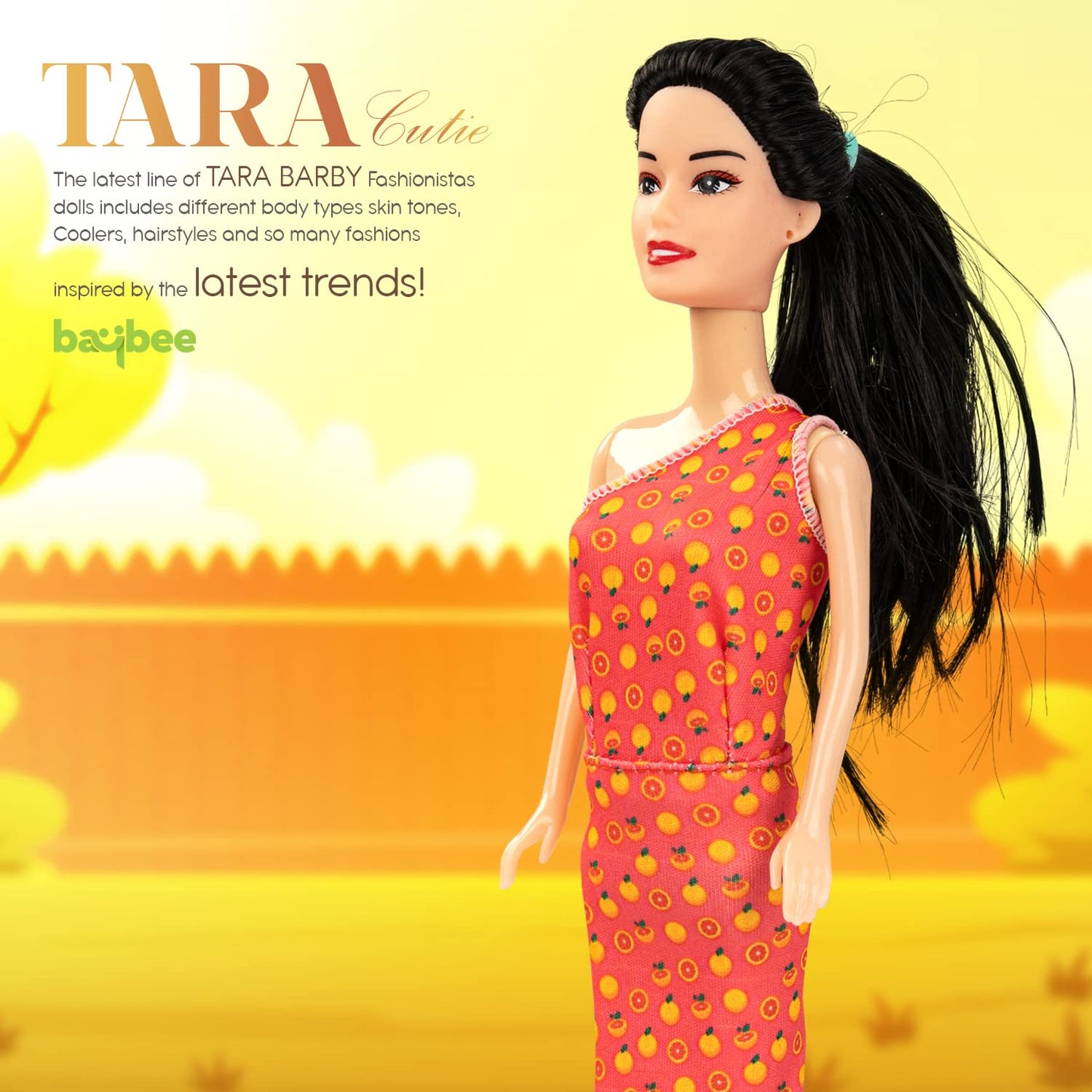 Baybee Stylish Fashion Doll Set for Girls Moveable Arms & Legs Doll Girl Toys with Cute Accessories Kids