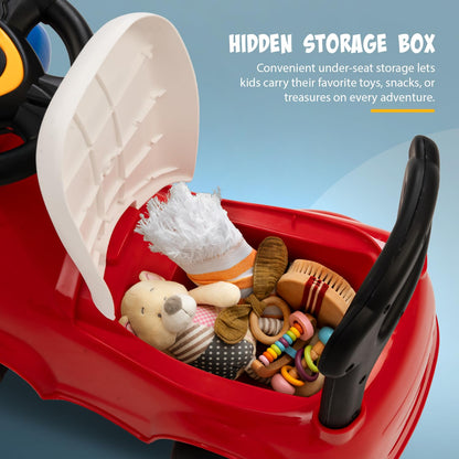 Baybee Snappy Baby Ride on Cars for Kids Indoor Push Ride on Car