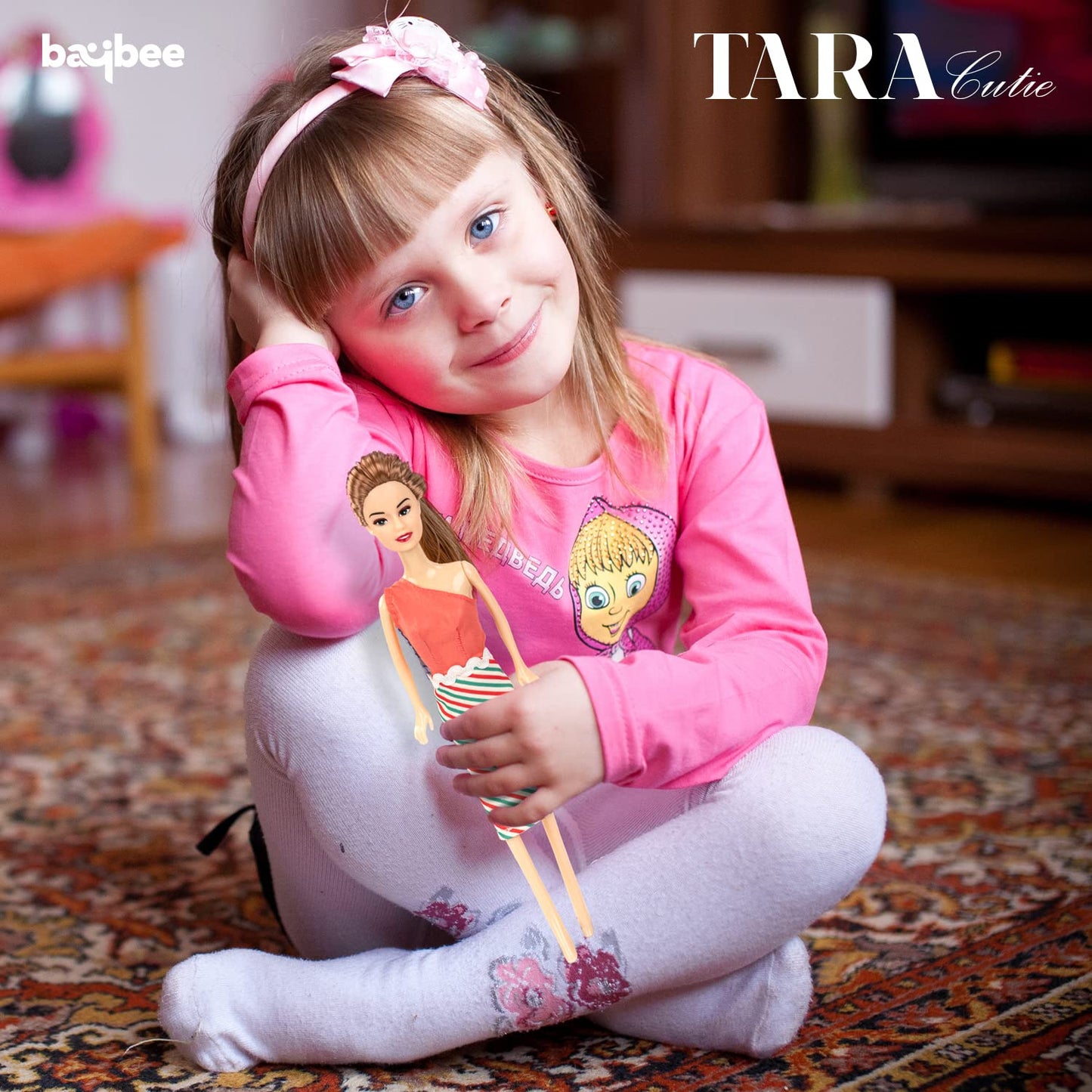 Baybee Stylish Fashion Doll Set for Girls Moveable Arms & Legs Doll Girl Toys with Cute Accessories Kids