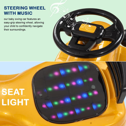 Baybee Trio Kids Magic Swing Cars for Kids, Twister Ride on Toy Kids Car