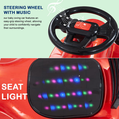 Baybee Trio Kids Magic Swing Cars for Kids, Twister Ride on Toy Kids Car