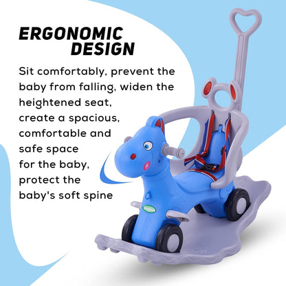 Baybee 3 in 1 Baby Horse Rider Ride on Toy Car for Kids