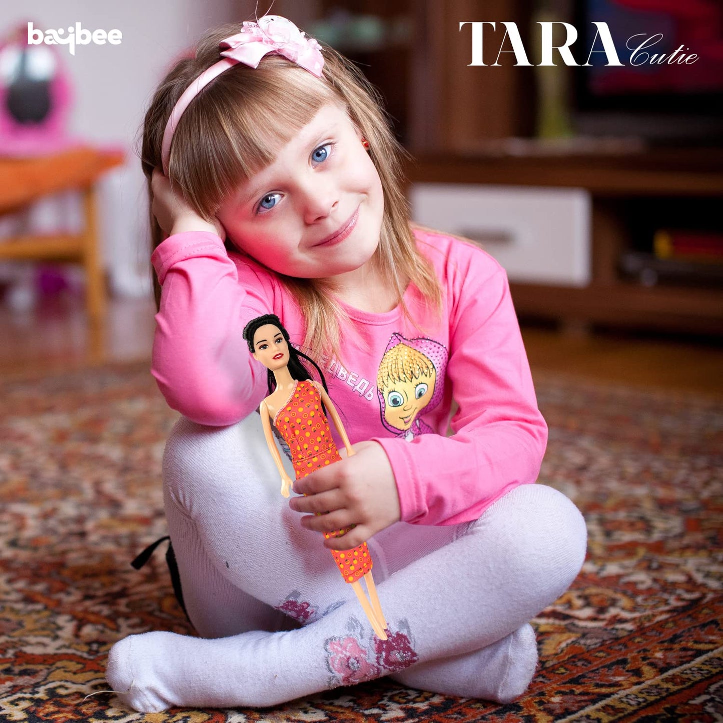 Baybee Stylish Fashion Doll Set for Girls Moveable Arms & Legs Doll Girl Toys with Cute Accessories Kids