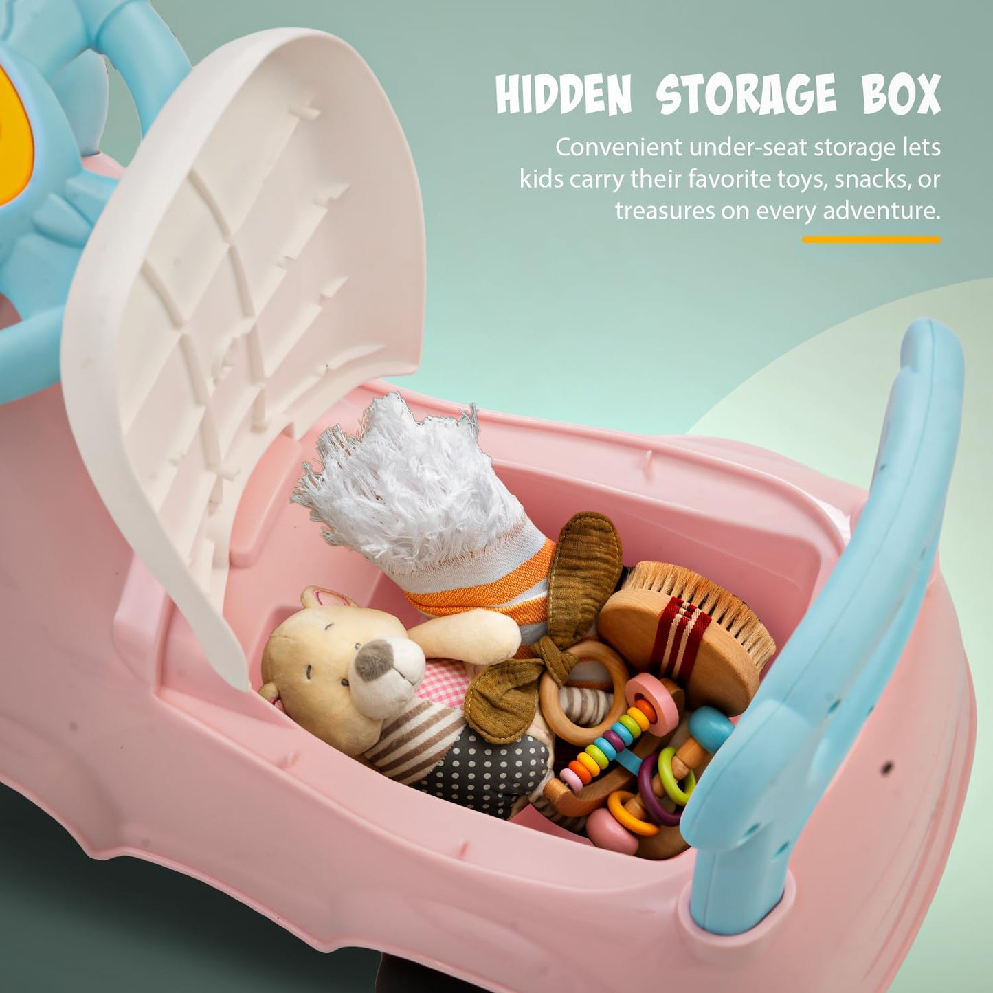 Baybee Snappy Baby Ride on Cars for Kids Indoor Push Ride on Car