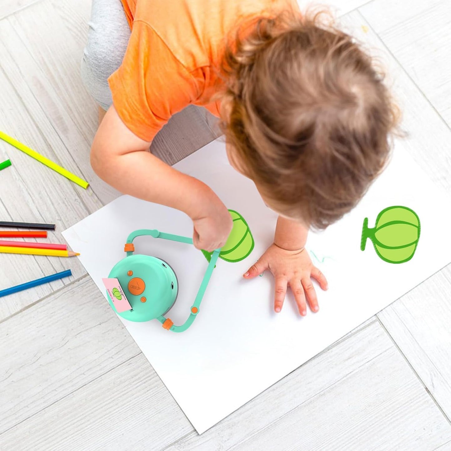 Drumstone (𝗦𝗽𝗲𝗰𝗶𝗮𝗹 𝟱 𝗬𝗲𝗮𝗿𝘀 𝗪𝗮𝗿𝗿𝗮𝗻𝘁𝘆 Magic Drawing Robot for Kids – Fun, Interactive Robot with Drawing Cards for Creative Skills, Hand-Eye Coordination, Writing, and Drawing