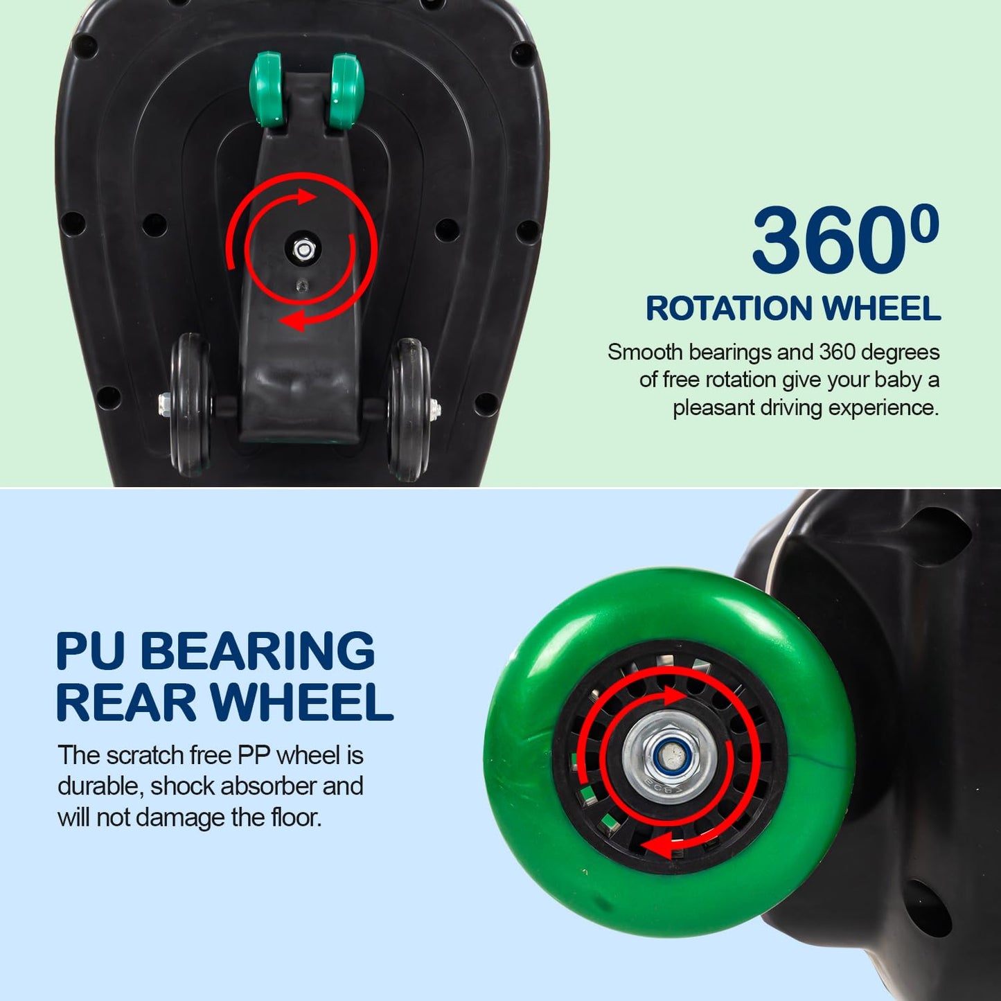 Baybee Trio Kids Magic Swing Cars for Kids, Twister Ride on Toy Kids Car