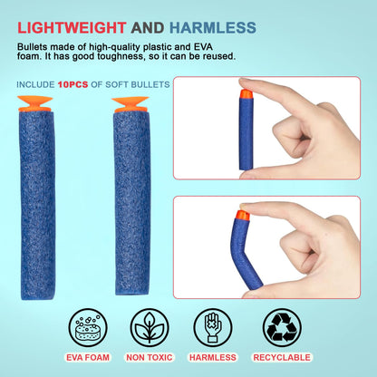 Baybee Funbee Musical Gun Toys for Kids, Toy Gun with Moving Gears, Music & Led Light  (Foam Gun)