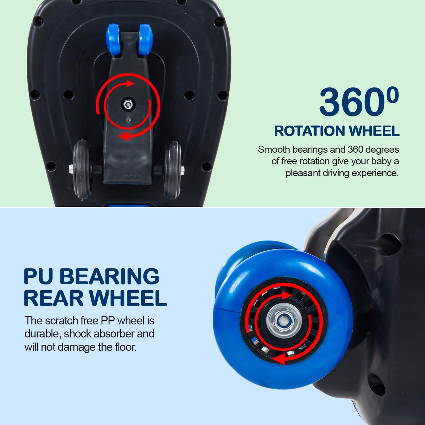 Baybee Trio Kids Magic Swing Cars for Kids, Twister Ride on Toy Kids Car