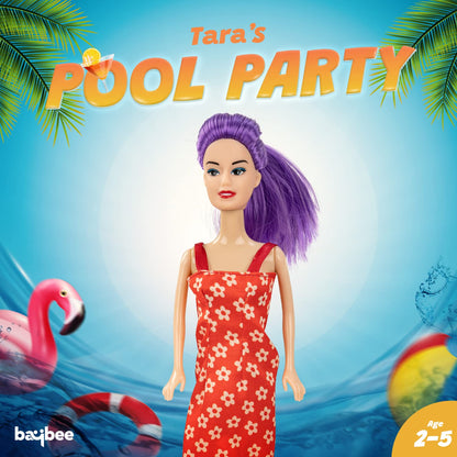 Baybee Fashion Doll for Girls Hair Styling Dressup Toys Girls Doll Set Foladable Hands